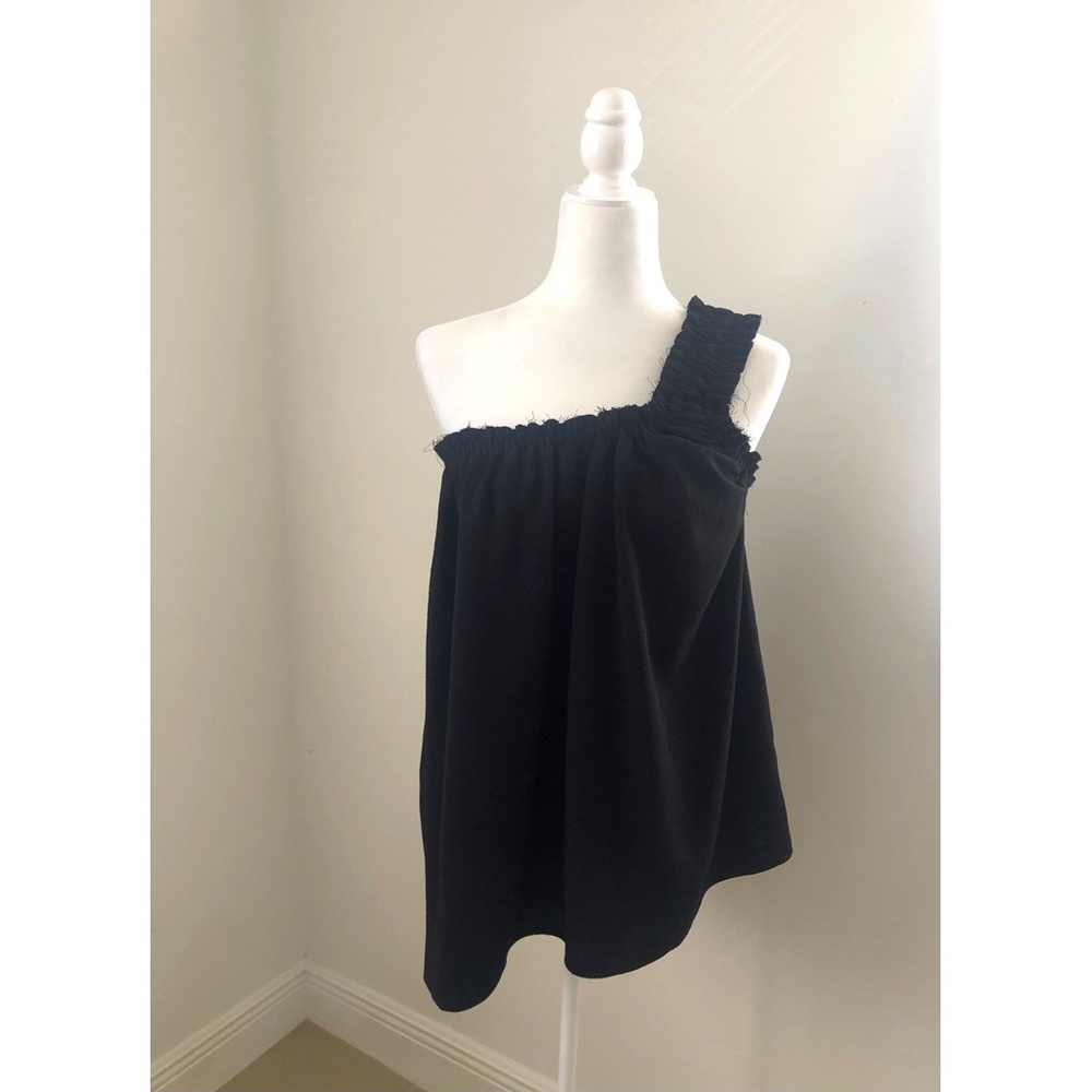 Rachel Roy One Shoulder Riffle Top